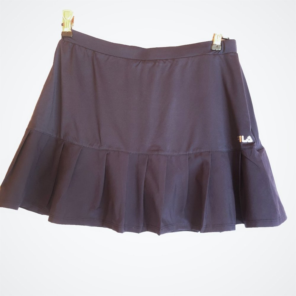 Fila Pleated Tennis Skirt Navy Size Small